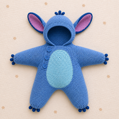 StarSuit™ Crochet Baby Snuggle Suit