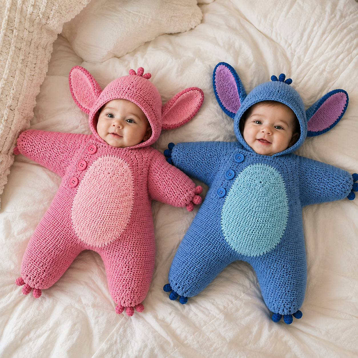 StarSuit™ Crochet Baby Snuggle Suit
