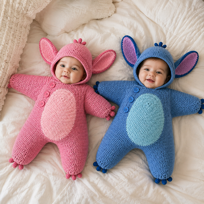 StarSuit™ Crochet Baby Snuggle Suit